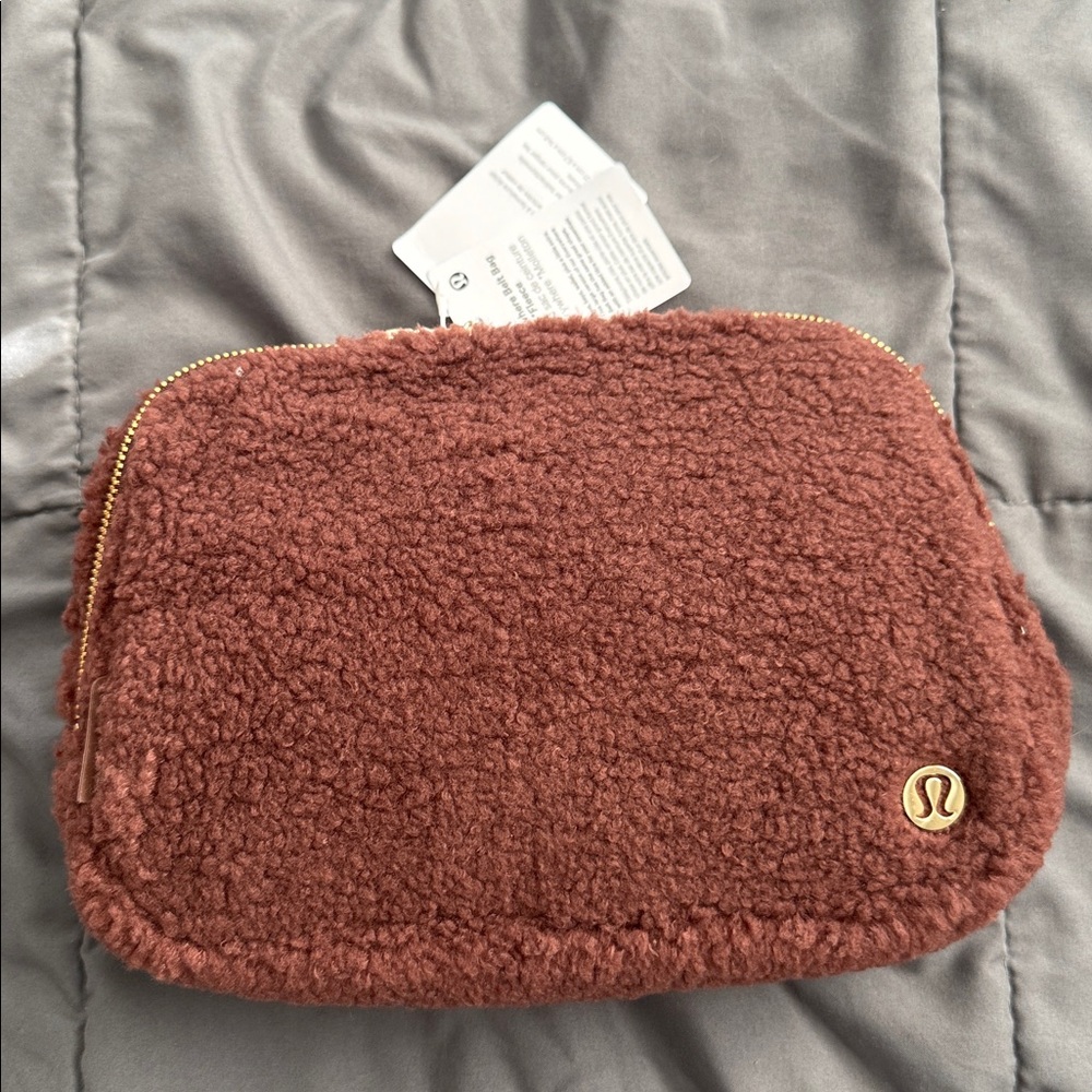 lululemon athletica Brown and gold Fleece Everywhere Belt Bag Large Crossbody